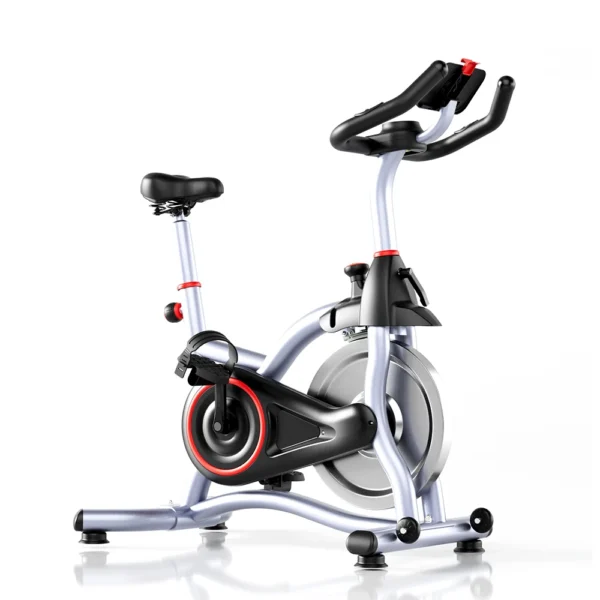 Vélo Spinning Indoor Magnétique - Système Silencieux, Mesure Calories/Fréquence Cardiaque, Connexion Bluetooth | Cardio Intense