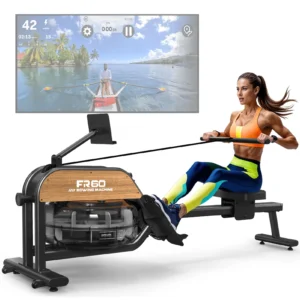 image_1 r Fysiq Home, fabriqué en bois de haute qualité, réservoir extra-large de 28 L, résistance accrue de 50 %, écran Bluetooth, hauteur maximale de l'utilisateur 200 cm