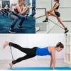 Bandes extensibles de cheville, bandes de résistance de force de Fitness pour la flexibilité, ensemble pour Yoga, hanche, jambe, entraîneur de force