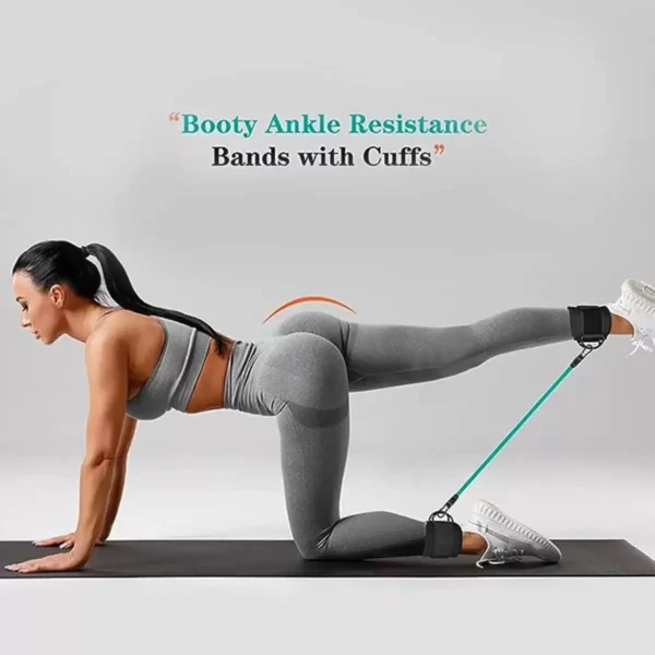 Bandes extensibles de cheville, bandes de résistance de force de Fitness pour la flexibilité, ensemble pour Yoga, hanche, jambe, entraîneur de force