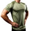 T-Shirt de sport pour hommes, vêtements de Fitness, musculation, affichage musculaire, ajusté, compressés, Design, t-shirts masculins