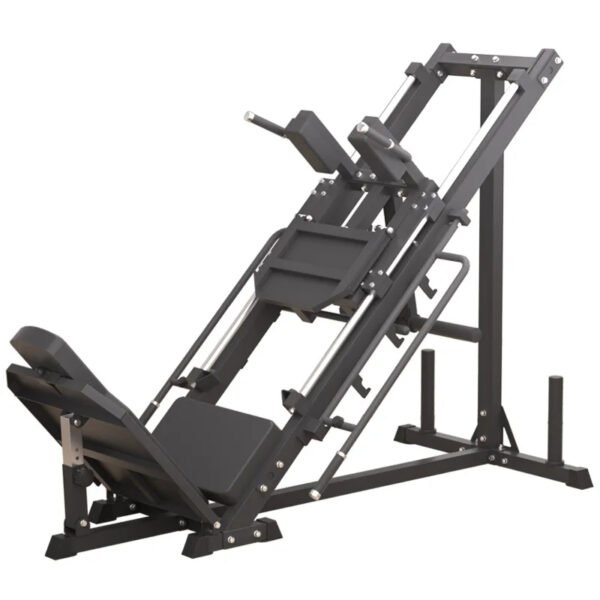 Presse à jambes double fonction 45 ° Entraîneur de force Hack Squat Fitness Multi-Function Gym Equipment Commercial Home Inverted Bench Rack