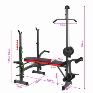 Banc de musculation pliable professionnel, entraînement de force, inclinaison réglable, déclinaison, station d'entraînement plate, modèle moderne CN