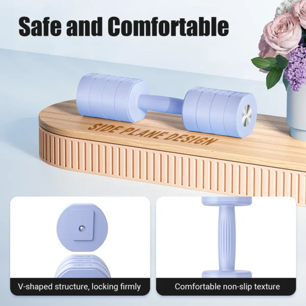 kf-A94b3a87f659541fd8ce639efee69b6a6u MERACH Lot d'haltères réglables de 2, poids à main 4 en 1 pour femme à la maison, haltères à poids libres chacun 2,2 lb 4,4 lb 6,6 lb 8,8 lb