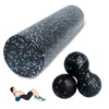 Ensemble de balles de Fitness colonne de Yoga 45cm, rouleau en mousse haute densité EPP, Massage des tissus profonds, Pilates, exercices de libération musculaire du corps