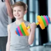Haltère réglable pour enfants, jouet d'entraînement des bras, exercice de poids des mains pour l'entraînement de la maternelle, haltères remplis d'eau et de sable