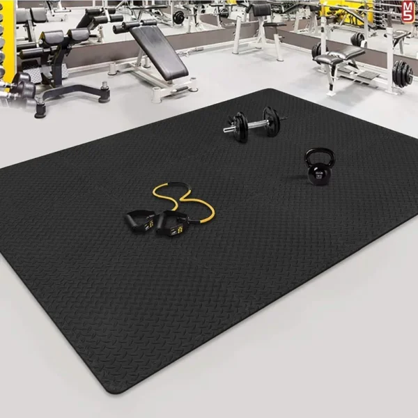 Tapis d'exercice de Puzzle de mousse EVA de coussin de Massage pour la salle de sport à la maison, tapis de sol de gymnastique imbriqués avec tapis d'acupression de Surface antidérapante