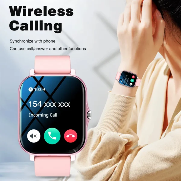 kf-S10b4fb879ac649918fa3d5036f9b2ab8z Nouvelle montre intelligente pour hommes femmes cadeau plein écran tactile sport Fitness montre Bluetooth appel numérique Smartwatch