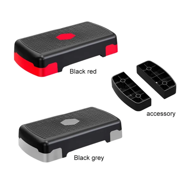 en plastique ABS, ce stepper de fitness a été moulé dans une seule unité pour supporter jusqu'à 200 kg, améliorant considérablement la stabilité et la capacité de poids.