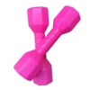 Équipement de Fitness en plastique pour enfants, haltère, entraînement, Performance, outil de danse en plein air, exercice d'entraînement, jouet coloré, 2 pièces