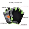 Gants de gymnastique femmes hommes haltérophilie haltère Fitness Sport entraînement gants d'exercice antidérapant respirant sans doigts gants de cyclisme