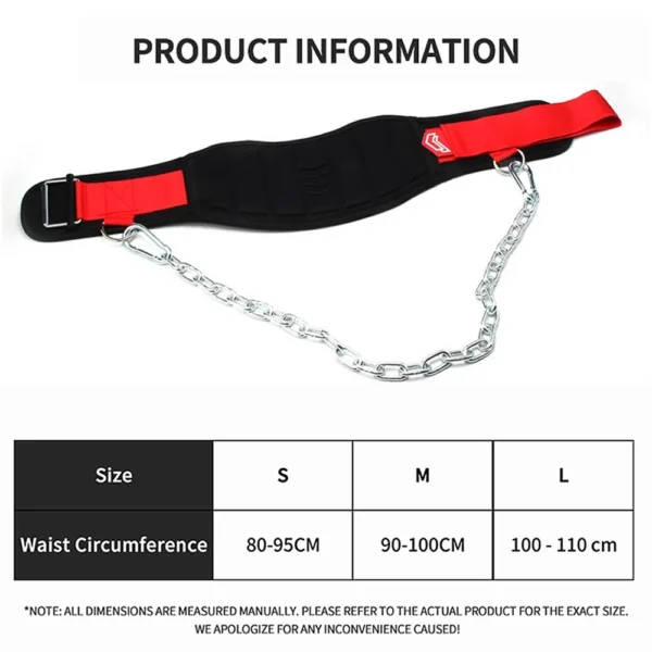 Ceinture lestée pour tractions, ceinture de gymnastique réglable pour hommes et femmes, entraînement de force, Fitness, Squats, haltérophilie