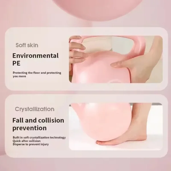 KettleHavana rempli d'eau douce pour la perte de poids, équipement d'exercice, fitness à domicile, fitness, yoga, hanche, squat profond, poids, 2-8kg