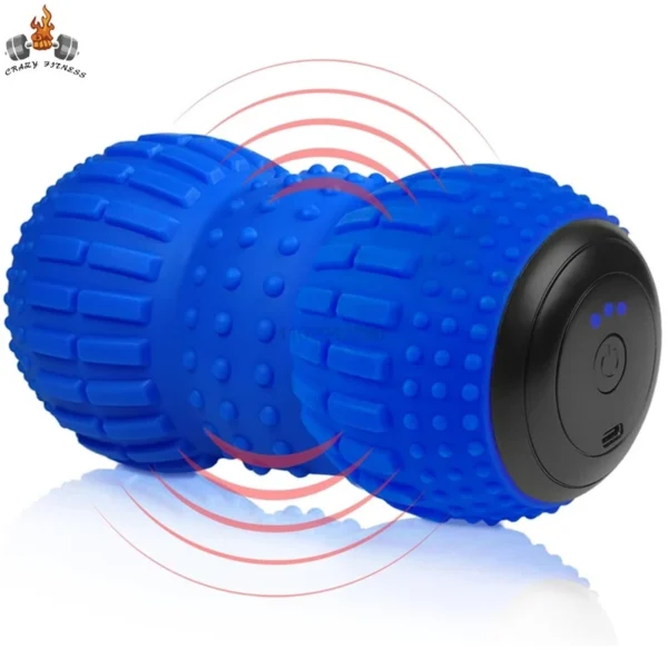 Boule d'arachide électrique aste par USB, boule de fascia de yoga, relaxation musculaire des jambes, massage du cou et de la taille initié, relaxation musculaire