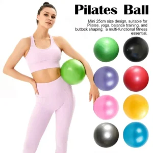 Balle de Yoga 25cm pour l'exercice, Anti-éclatement, Pilates et équilibre, Fitness, entraînement central à domicile, équipement d'entraînement en salle