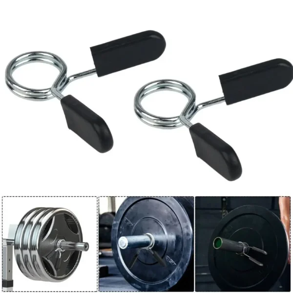 kf-S8b8f5bbe13da40d0888a8e09cb888eb7f Pince de verrouillage pour barre d'haltères, pinces à collier à ressort, haltérophilie, gymnastique, nouveau, 25mm, 28mm, 30mm