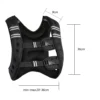 Gilet de poids 10 kg gilet de course poids hommes/femmes, entraînement avec poids gilet d'entraînement pour fitness, musculation, course à pied