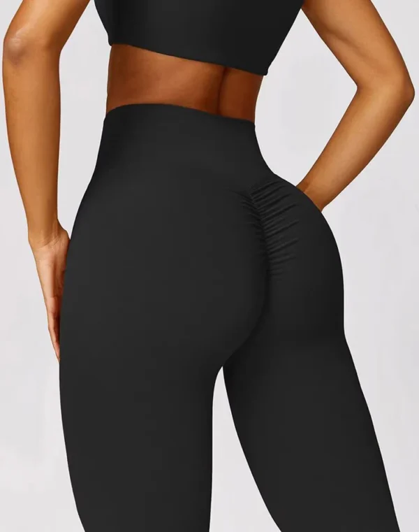 Leggings de Yoga pour femmes, taille haute, collants froncés, pour course à pied, cyclisme, pantalons de sport respirants, offre spéciale d'été