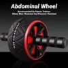 Roue à roulettes Ab pour entraînement de base Abs, équipement de Fitness antidérapant pour gymnastique à domicile, exercice d'entraînement Abdominal pour hommes et femmes
