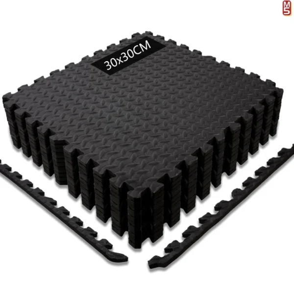 Tapis d'exercice de Puzzle de mousse EVA de coussin de Massage pour la salle de sport à la maison, tapis de sol de gymnastique imbriqués avec tapis d'acupression de Surface antidérapante