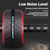 Roue à roulettes Ab pour entraînement de base Abs, équipement de Fitness antidérapant pour gymnastique à domicile, exercice d'entraînement Abdominal pour hommes et femmes