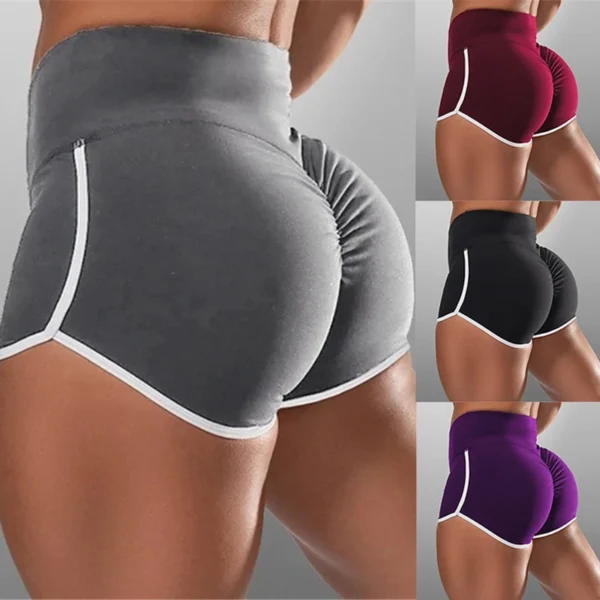 kf-Se2f1d96dad5342f6ace1e79ab8296a633 Short d'été pour femmes, pour sport, Fitness, Gym, Slim, décontracté, Yoga, taille basse, pantalon court extensible, vêtements de gymnastique
