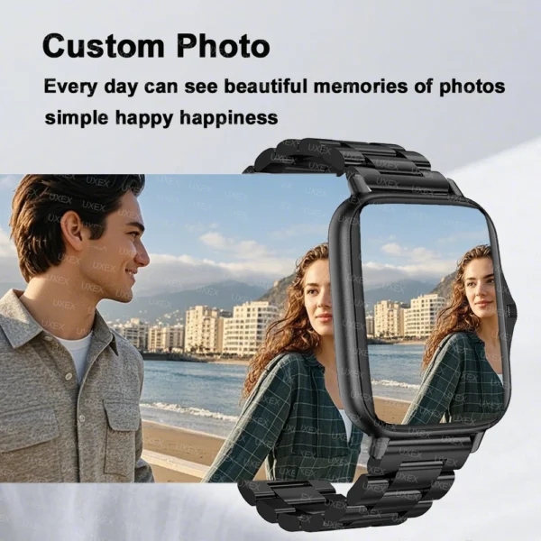 Nouvelle montre intelligente 1.83 ''plein écran Bluetooth parler sang oxygène/presse artérielle moniteur Smartwatch pour femmes hommes cadeau de vacances 2026