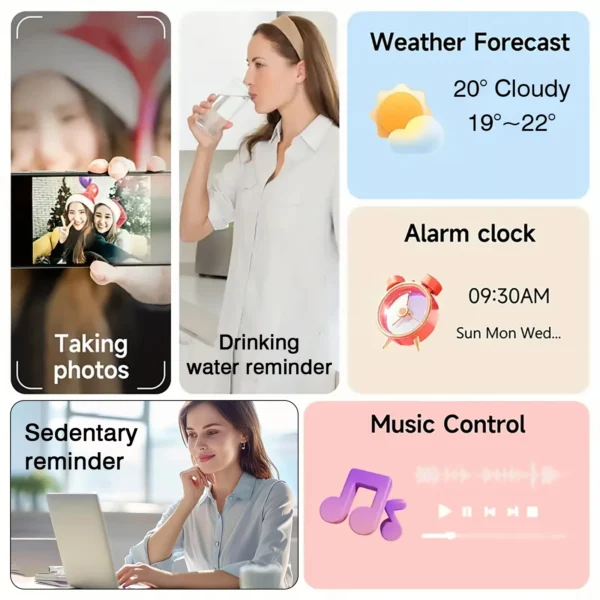 kf-Sf1af2eb060c44cd590caa95d69351c8fY Nouvelle montre intelligente pour hommes femmes cadeau plein écran tactile sport Fitness montre Bluetooth appel numérique Smartwatch