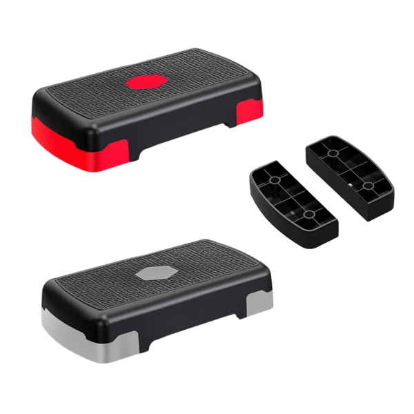 en plastique ABS, ce stepper de fitness a été moulé dans une seule unité pour supporter jusqu'à 200 kg, améliorant considérablement la stabilité et la capacité de poids.