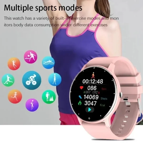 LIGE étanche femmes montre bracelet intelligent prévisions météorologiques en temps réel hommes montres sport dames montre intelligente pour femmes Android IOS