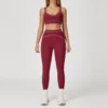 Costume de Yoga pour femmes, survêtement, soutien-gorge de sport, Legging taille haute, short, ensemble de gymnastique, Fitness, course à pied, vêtements d'entraînement, Push Up