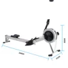 Rameur pliable à résistance à l'air pour usage domestique, rameur compact réglable