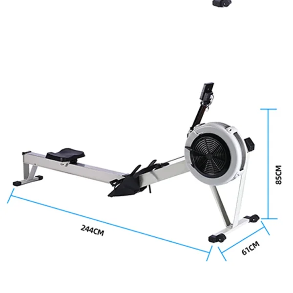 Rameur pliable à résistance à l'air pour usage domestique, rameur compact réglable