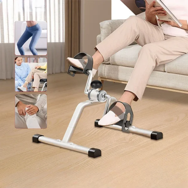Mini vélo d'exercice à pédale Portable, Machine d'exercice à résistance réglable, antidérapante pour la rééducation des jambes en intérieur