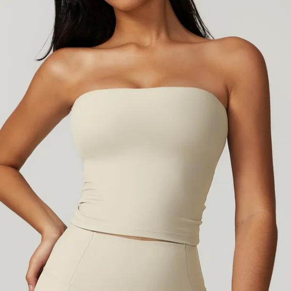 Gilet de Yoga sans bretelles pour femmes, soutien-gorge de sport Sexy, beau dos, sous-vêtements pour femmes, haut de Fitness à séchage rapide, absorbant les chocs