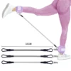 bandes de résistance TPE sangles de cheville Fitness anneau en D soutien poignets de cheville bande de Yoga garde de gymnastique Extensions de sécurité de force des jambes