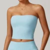 Gilet de Yoga sans bretelles pour femmes, soutien-gorge de sport Sexy, beau dos, sous-vêtements pour femmes, haut de Fitness à séchage rapide, absorbant les chocs