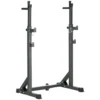 Support d'haltères multifonctionnel Sportnow avec support de musculation à largeur et hauteur réglables avec cadre en acier