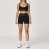 Costume de Yoga pour femmes, survêtement, soutien-gorge de sport, Legging taille haute, short, ensemble de gymnastique, Fitness, course à pied, vêtements d'entraînement, Push Up