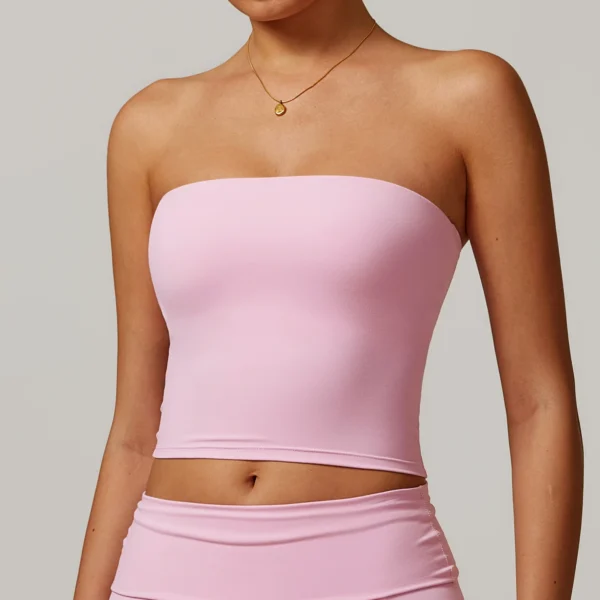 Gilet de Yoga sans bretelles pour femmes, soutien-gorge de sport Sexy, beau dos, sous-vêtements pour femmes, haut de Fitness à séchage rapide, absorbant les chocs