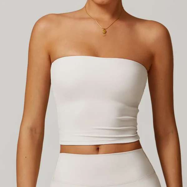 Gilet de Yoga sans bretelles pour femmes, soutien-gorge de sport Sexy, beau dos, sous-vêtements pour femmes, haut de Fitness à séchage rapide, absorbant les chocs