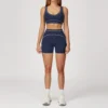 Costume de Yoga pour femmes, survêtement, soutien-gorge de sport, Legging taille haute, short, ensemble de gymnastique, Fitness, course à pied, vêtements d'entraînement, Push Up