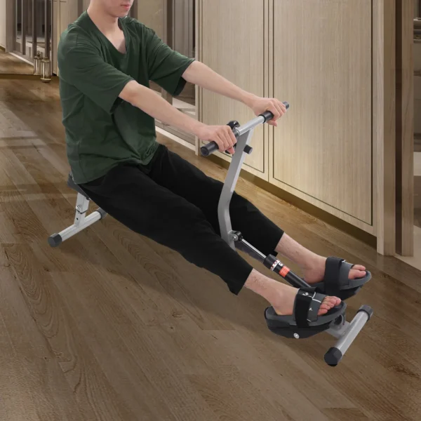 Rameur magnétique à 12 niveaux pour la maison, pliable avec écran LED, équipement d'entraînement complet pour le cardio-training