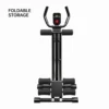 Appareil de musculation abdominale pliable pour la maison, supporte jusqu'à 200 kg, avec écran LCD, pour abdominaux, crunches et entraînement de mise en forme corporelle, réglable