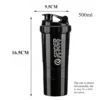 Shaker à protéines de qualité supérieure, 20 oz, avec agitateur en métal, idéal pour les shakes protéinés et les boissons pré-entraînement