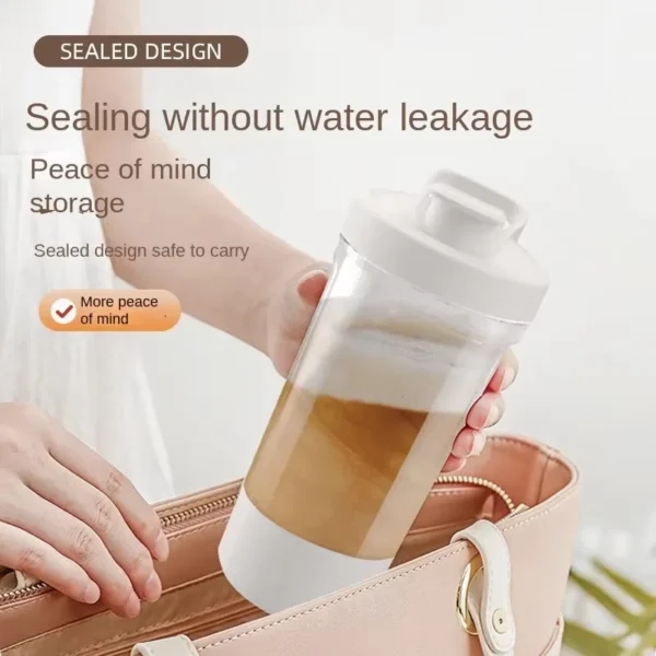 Nouveau Shaker tasse USB charge Shaker tasse pour protéines Shaker repas remplacement Shake Portable salle de sport bouteille d'eau tasse de mélange