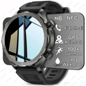 Nouvelle montre connectée GPS pour hommes, écran AMOLED HD, sport de plein air, fitness, fréquence cardiaque, NFC, étanche IP68, appel Bluetooth, montre connectée