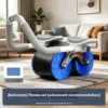 Entraînement des abdominaux et du tronc à domicile avec des rouleaux abdominaux multifonctionnels - excellent équipement de gym - crunches