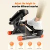 Mini stepper avec bandes de résistance, machine à step hydraulique pour entraînement à domicile, capacité de charge de 150 kg, mini simulateur d'escalade silencieux