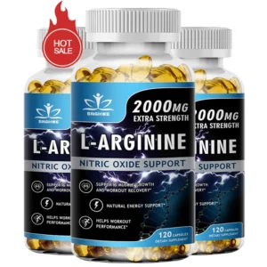 L-Arginine Boost Endurance | Boost Capsules végétariennes de supplément de précursseur d'oxyde nitrique masculine